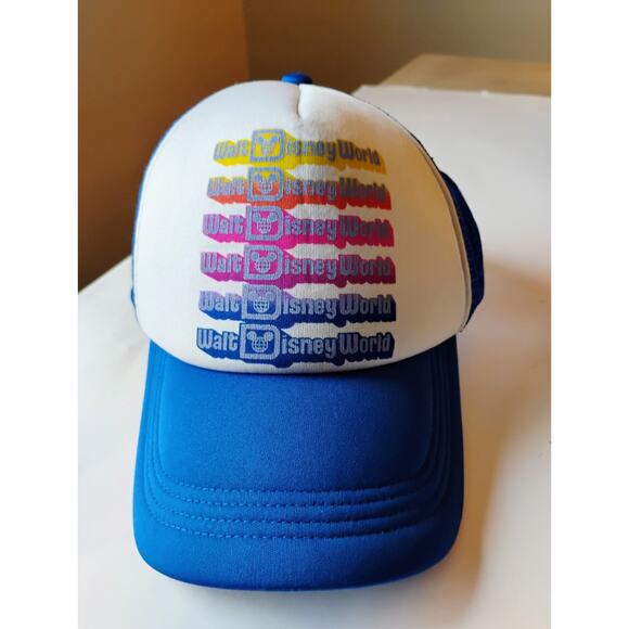 Authentic Disney Parks Vintage Walt Disney World Mesh Snap back Trucker Hat. - Picture 6 of 12